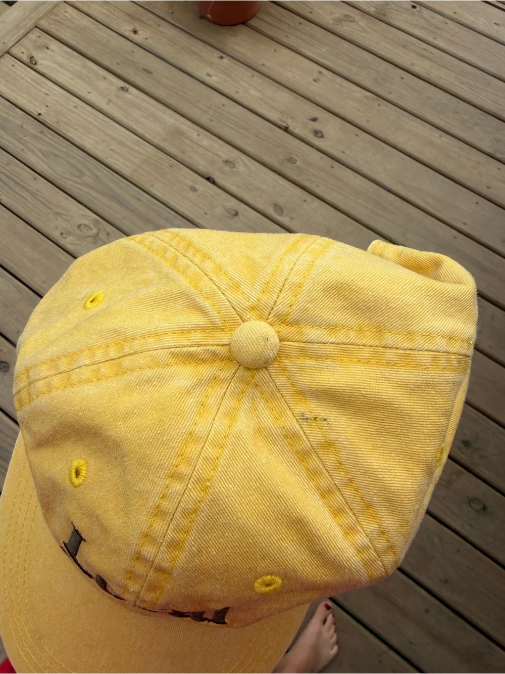 Local Honey Yellow Baseball Cap - Casual Cotton Hat